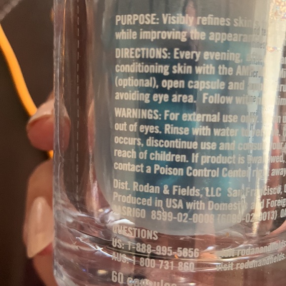 NEW! Sealed Rodan + Fields Redefine Intensive Renewing Serum Sealed and in box. - Picture 2 of 5